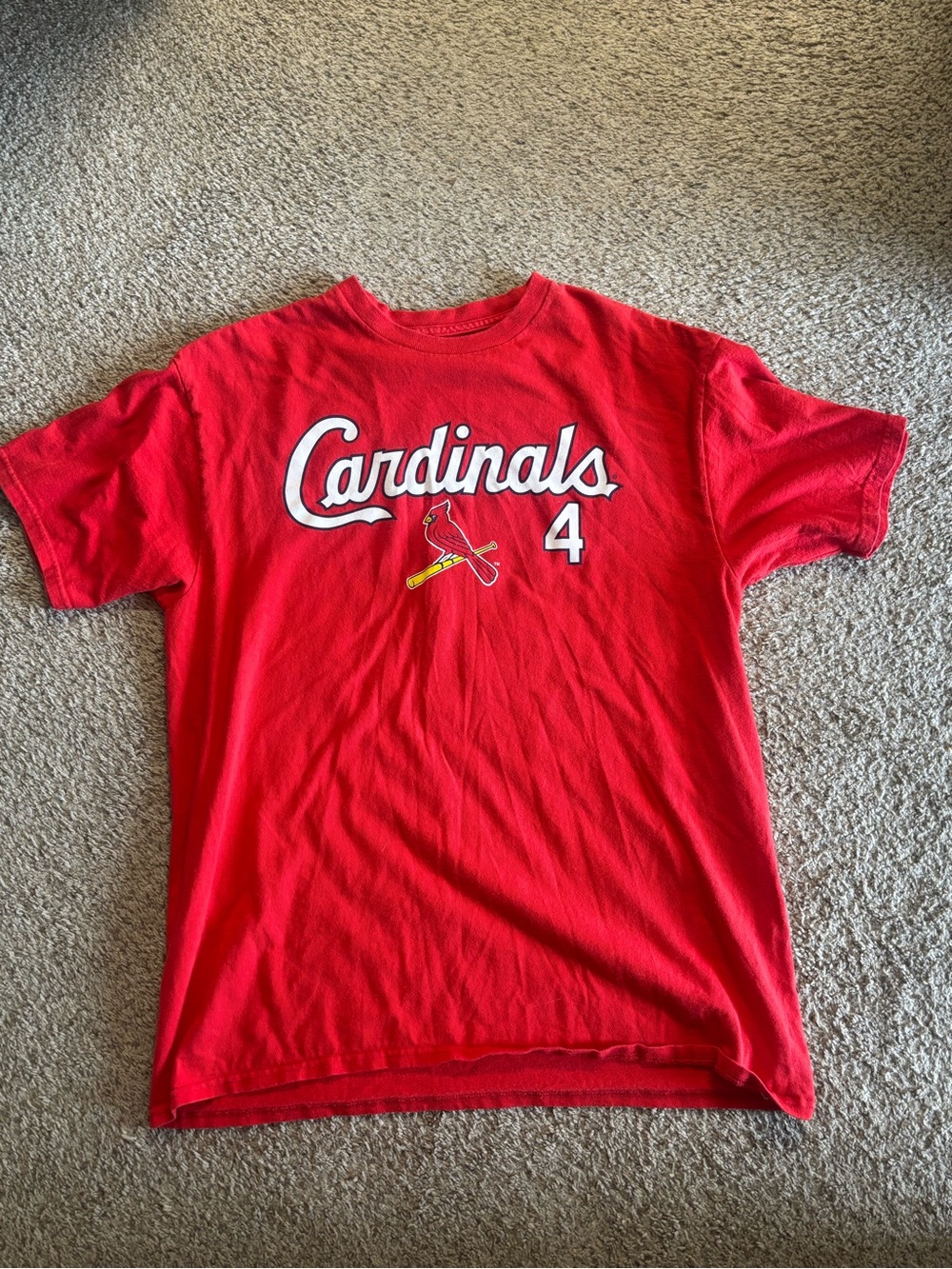 MLB Men’s Cardinals Red Short Sleeve Tee - #4